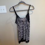 Adore Me Zebra Print Lace Trim Chemise Lingerie Sleep Dress 1X Photo 3