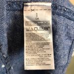 Old Navy  Women’s Linen Blend Blue Chambray White Polka Dots Tank Dress Photo 7