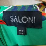 Saloni Eden Dress 100% Silk Women’s Dress Size US 2 Green Photo 5