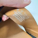 Franco Sarto  Black Leather Sandals Womens 7 Flats Beachy Casual Slip On Strappy Photo 3