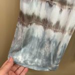 Young Fabulous and Broke  Blue White Tan Strapless Tie Dye Jumpsuit Small Photo 4