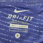 Nike Running Dri-Fit Leggings Women's Size S Indigo and Teal Striped Stretch Photo 2