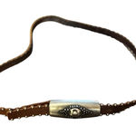 Fabio Corti Vintage Brown Leather Made In Italy Belt‎ XL 37 Photo 0