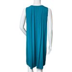 Umgee  Dress Women Small Turquoise Blue Mini Shift Crochet Tank‎ Dress Summer Photo 3