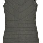 Guess  Bodycon Dress Bandage Mini Full Zip‎ Sleeveless Black Size Med Photo 9
