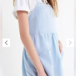 Urban Outfitters  Melanie Linen Babydoll Midi Dress size M Photo 3