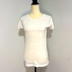 Athleta  Mometum Tee T-shirt White Workout Top Photo 2