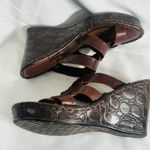 Born Brown Leather Strappy Slip Photo 2