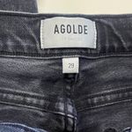 AGOLDE  button fly black Nico jeans size 29 Photo 1