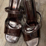 Rampage  Women's Shiny Brown Sandals Photo 0