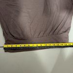 Garnet Hill  Top Womens‎ Large Taupe Dolman Lace Sleeve Organic Cotton Tencel L Photo 3