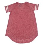 Nba Chicago Bulls Women's Raglan Sleeve V-Neck T-Shirt in Red, Small Photo 2