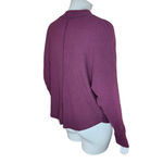Treasure & Bond Women's Medium Burgundy Stem Drop Shoulder Long Sleeve Sweater Photo 9
