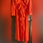 Boohoo Elegant Orange Maxi Dress by Photo 4