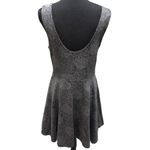 Free People Large Gray Rose Fit and Flare Tulle Skirt Sleeveless Tank Dress Photo 5