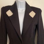 St. John Evening Black Double Breasted Knit Sweater Photo 1