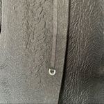 Marc Jacobs  Black Textured Silk Blend Coat Snap Front Long Jacket Small Photo 7