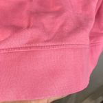 Lands' End Serious Sweats Womens Sweatshirt Crew Neck Pink Cotton Blend Large Photo 2
