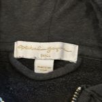 Spiritual Gangster Women’s Dark Grey Zip-up Hoodie with Rose Gold Peloton Font Photo 7