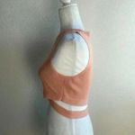 ZARA  Orange‎ Cut Out Crop Top Photo 5