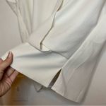 MM.LaFleur Antonia Draped Front Short Sleeve Top Eco Soft Weave Ivory Sz Small Photo 9