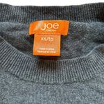 Joe Fresh  Wool Sweater Gray and White French Bulldog Frenchie Crewneck Womens XS Photo 4