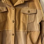 Andthewhy women's oversized  jacket in a faux shearling and smooth fabric mix size L Photo 2