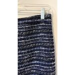 J.Crew  Tweed Knee Length Pencil Skirt Blue Black Size 4 Photo 5