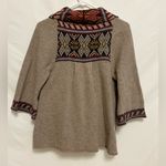 Free People ‎ Tan Wool Blend Aztec Cardigan Size Small Photo 6