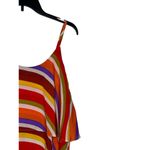 Judith March  Women‎ Dress Mini Retro Sundress Striped High Low Multicolor Medium Photo 9