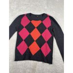 Theory cashmere argyle sweater womens medium Photo 4