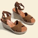 DOLCE VITA Pello Brown Suede Womens Espadrille Wedges Size 10 Photo 28