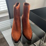 Coach Prestyn Ankle Booties in Burnished Amber, Leather Suede Boots NEW in Box Photo 8