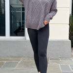 Boutique NWT Grey Quarter zip Sweater  Photo 0