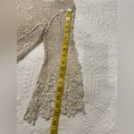 Pinky Buckle cream floral crochet top boho Size S Photo 7