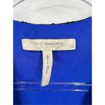 BCBGMAXAZRIA Blue Runway Long Sleeve Tired Silk Skirt Dress 4 Photo 3