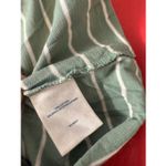 Lands' End Lands’ End Green & White Striped Short Sleeve T-Shirt Relaxed Fit Size Small NWT Photo 3