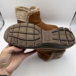 Skechers Women's SN49475 Brown Leather 6" Ankle Boots Faux Fur Size 7.5 Photo 6