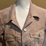 Liverpool Los Angeles Blush Pink Denim Jacket Women's L Button Front Size L Photo 2