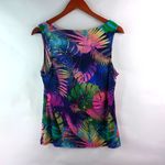 Jaclyn Smith  M Bright Tropics Rich Aloha Tank Top Photo 3