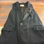 We The Free Free People  Lennie Long Vest in Black SZ Small Photo 14