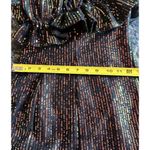 Allison & Kelly Sequin Dress Strapless Mini Sheath Ruffle Juniors Small Swiftie Black Photo 5