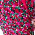 Victoria's Secret VICTORIA’S SECRET Gold Label Tulip Print Silky Sleep Shirt Photo 2