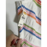 Talbots NWT  White Multicolor Embroidered A-Line Skirt Size 14‎ 🌈 0160 NEW! Photo 3