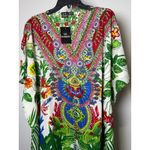 Kaftan Dresses for Women Beach Coverups, One Size Kaftans for Loungewear & Swim Red Photo 2