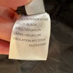 Black Down Puffer Coat Jacket Sherpa Lined Hooded Warm Winter Womens Photo 5