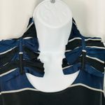 Banana Republic  Blue and Black Sheath Midi Dress (752) Photo 6