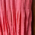 J.Crew Embroidered Flowy Chiffon Short Sleeve Pleated Skirt Midi Dress Pink 6 Photo 8