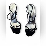 Stuart Weitzman Evening Dress Shoes, Size 8.5 satin and crystal embellishment Photo 1