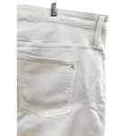 Madewell 10" High-Rise Skinny Jeans Pants Solid White Size 37P Women's Plus Size Photo 4
